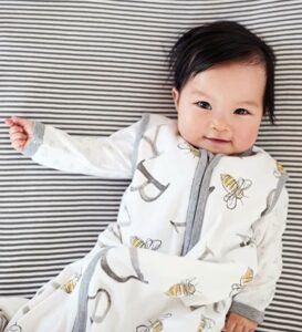 婴儿可穿戴的睡衣 Burt's Bees Baby Unisex-Baby Beekeeper Wearable Blanket