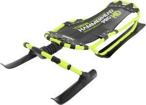 适合趴着滑行的雪橇 Yukon Hammerhead Pro HD Steerable Snow Sled with Aluminum Frame