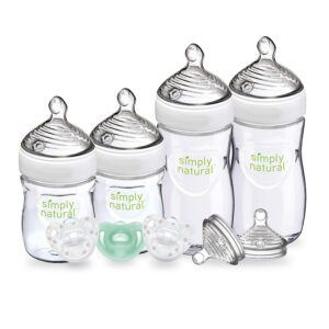 很适合母乳喂养的奶瓶 NUK Simply Natural Bottles Gift Set