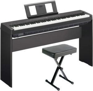 最佳预算88键电钢琴：YAMAHA P45 88-Key Weighted Digital Piano